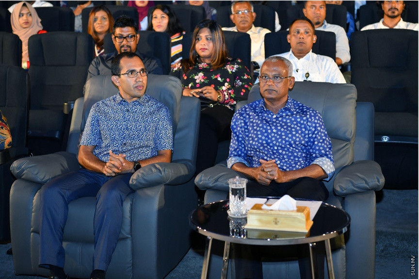 "އައިލެންޑްސް.އެމްވީ" ވެބް ޕޯޓަލް ރައީސުލްޖުމްހޫރިއްޔާ އިފްތިތާހު ކޮށްދެއްވުން -- ފޮޓޯ/ ރައީސް އޮފީސް