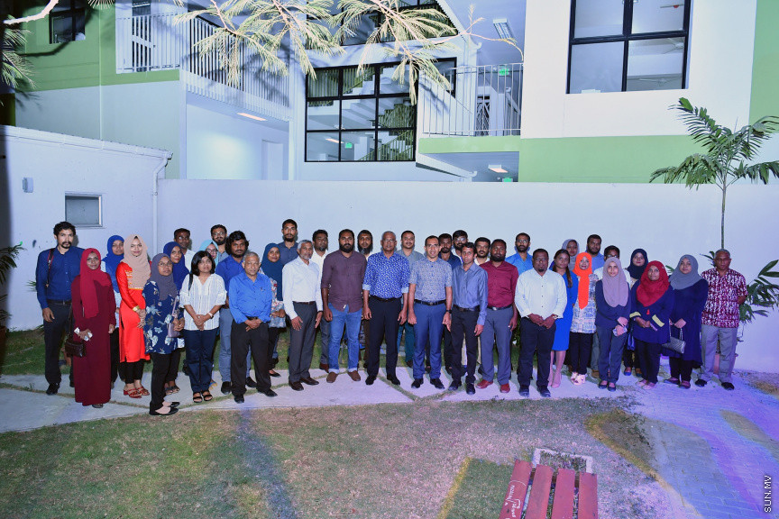 "އައިލެންޑްސް.އެމްވީ" ވެބް ޕޯޓަލް ރައީސުލްޖުމްހޫރިއްޔާ އިފްތިތާހު ކޮށްދެއްވުން -- ފޮޓޯ/ ރައީސް އޮފީސް