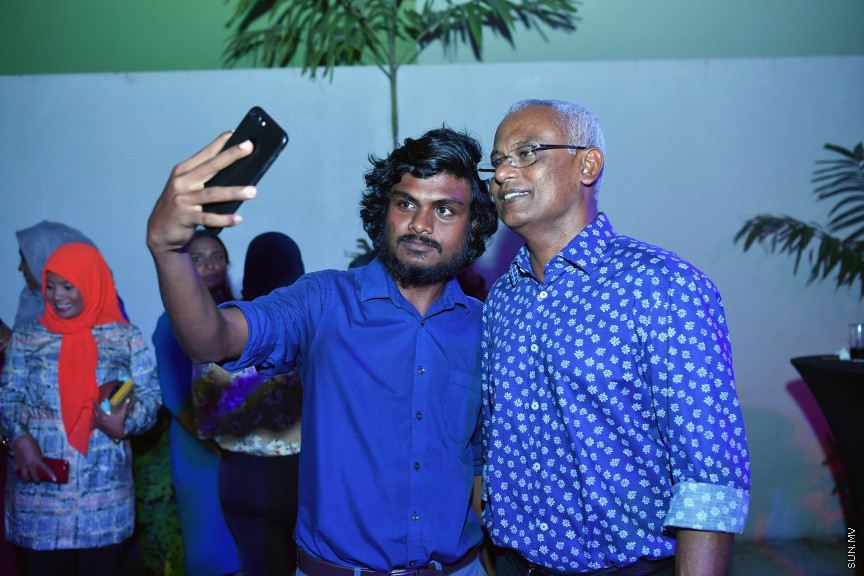 "އައިލެންޑްސް.އެމްވީ" ވެބް ޕޯޓަލް ރައީސުލްޖުމްހޫރިއްޔާ އިފްތިތާހު ކޮށްދެއްވުން -- ފޮޓޯ/ ރައީސް އޮފީސް
