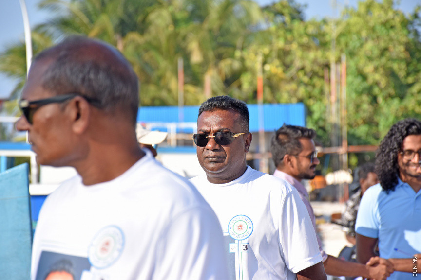 މާޗް 17، 2019: ޖާބިރުގެ އަނބިކަބަލުން ކާށީދޫ އަށް ވަޑައިގަތުމުން މަރުހަބާ ދެންނެވުމުން -- ސަން ފޮޓޯ