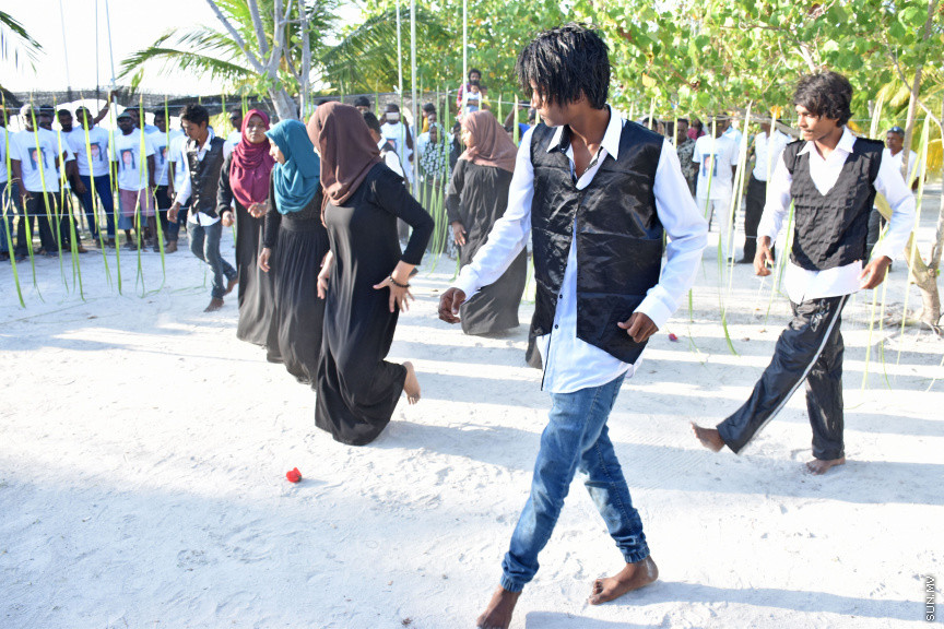 މާޗް 17، 2019: ޖާބިރުގެ އަނބިކަބަލުން ކާށީދޫ އަށް ވަޑައިގަތުމުން މަރުހަބާ ދެންނެވުމުން -- ސަން ފޮޓޯ
