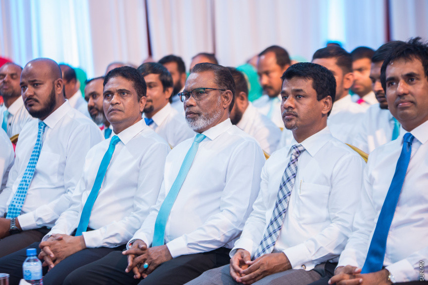 އޭޕްރީލް 28، 2019: ޕީޕަލްސް ނޭޝަނަލް ކޮންގްރެސް (ޕީއެންސީ)ގެ   ފުރަތަމަ ކޮންގްރެސް ނިންމާލުން -- ސަން ފޮޓޯ/ ފަޔާޒު މޫސާ