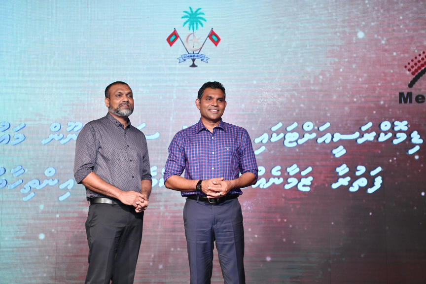 މޭ 3، 2019 : ނޫސްވެރިކަމުގެ މިނިވަންކަމުގެ ދުވަހުގެ ޙަފްލާގައި ރައީސުލްޖުމްހޫރިއްޔާގެ ނައިބު ބައިވެރިވެވަޑައިިގަތުން -- ފޮޓޯ/ ރައީސް އޮފީސް