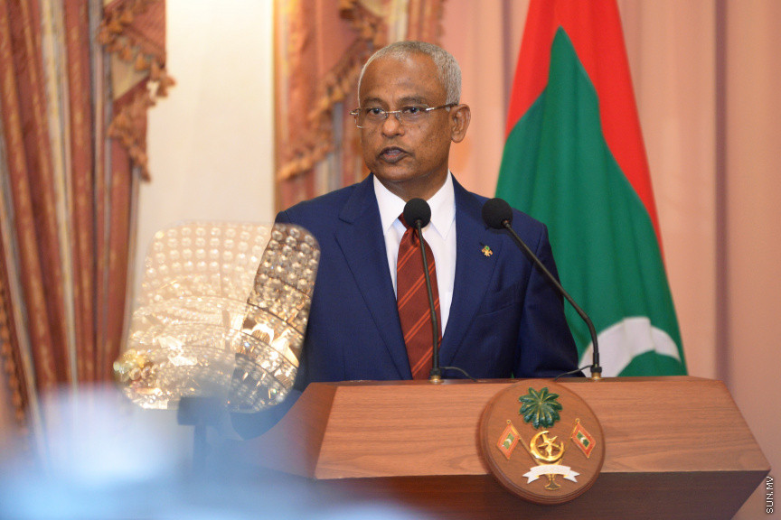 ޖޫން 8، 2019: އިންޑިއާގެ ބޮޑުވަޒީރު ނަރެންދުރަ މޯދީ ރާއްޖެއަށް ކުރައްވާ ރަސްމީ ދަތުރުފުޅުގައި، ރާއްޖެއަށް ވަޑައިގަތުން -- ސަން ފޮޓޯ/ އަހްމަދު އަވްޝަން އިލްޔާސް