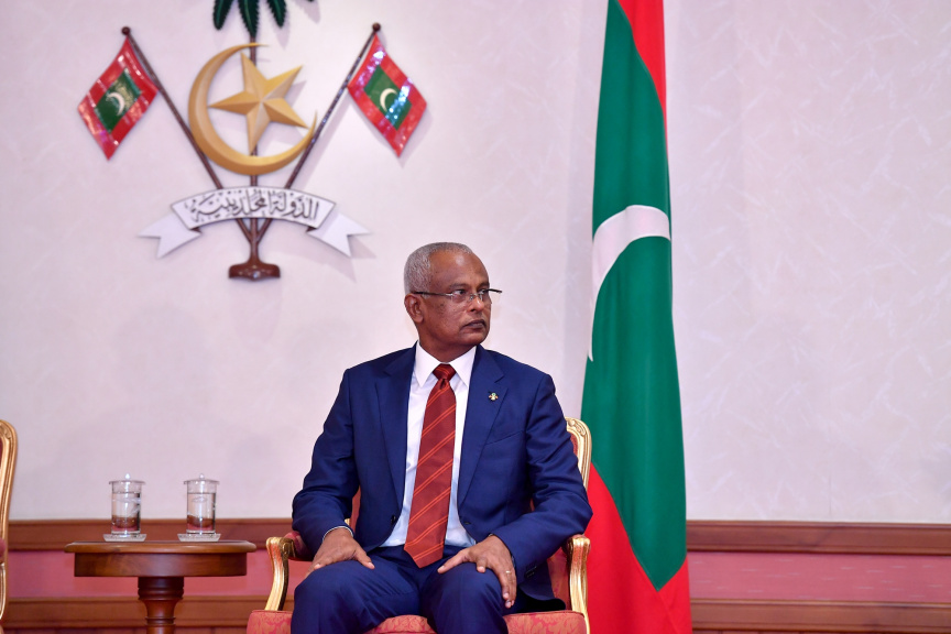 ޖޫން 8، 2019: ރާއްޖެއާއި އިންޑިޔާއާ ދެޤައުމުގެ ދެމެދުގައި ރަސްމީ ވާހަކަފުޅު ތަކާއި ދެޤައުމުގެ ދެމެދުގައި އެއްބަސްވުންތައް ބަދަލުކުރުމުގެ ރަސްމިއްޔާތުގެ ތެރެއިން -- ފޮޓޯ/ ރައީސް އޮފީސް