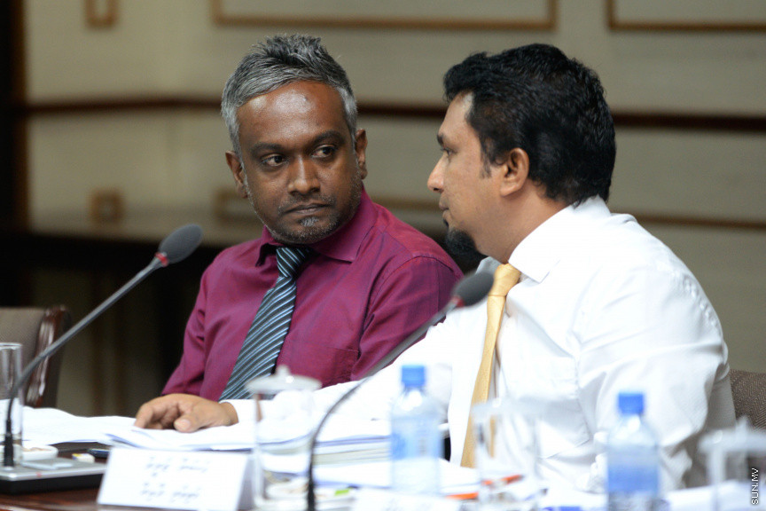 ޖޫން 14، 2019 : ޖޭއެސްސީ މަޖިލީހުގެ ޖުޑީޝަރީ ކޮމިޓީއަށް ހާޒިރުކުރުން -- ސަން ފޮޓޯ/ އަހުމަދު އަވްޝަން އިލްޔާސް