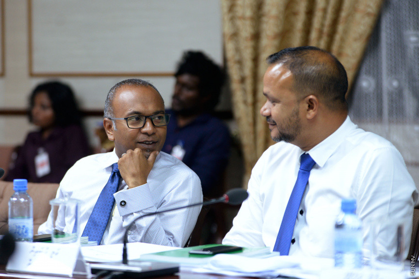 ޖޫން 14، 2019 : ޖޭއެސްސީ މަޖިލީހުގެ ޖުޑީޝަރީ ކޮމިޓީއަށް ހާޒިރުކުރުން -- ސަން ފޮޓޯ/ އަހުމަދު އަވްޝަން އިލްޔާސް