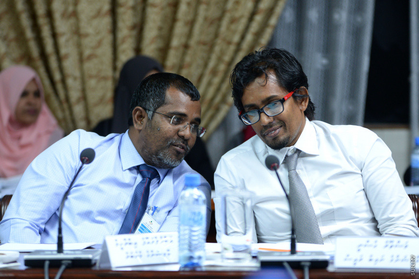 ޖޫން 14، 2019 : ޖޭއެސްސީ މަޖިލީހުގެ ޖުޑީޝަރީ ކޮމިޓީއަށް ހާޒިރުކުރުން -- ސަން ފޮޓޯ/ އަހުމަދު އަވްޝަން އިލްޔާސް