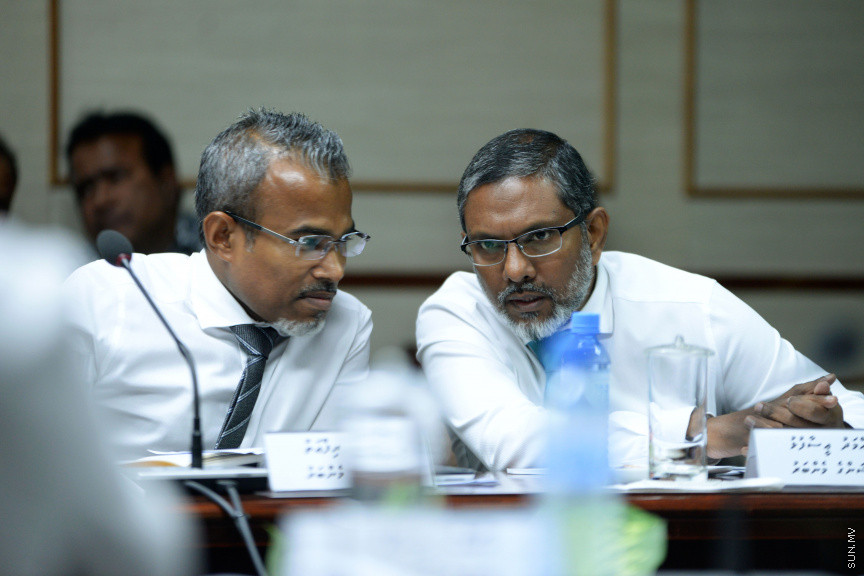 ޖޫން 14، 2019 : ޖޭއެސްސީ މަޖިލީހުގެ ޖުޑީޝަރީ ކޮމިޓީއަށް ހާޒިރުކުރުން -- ސަން ފޮޓޯ/ އަހުމަދު އަވްޝަން އިލްޔާސް