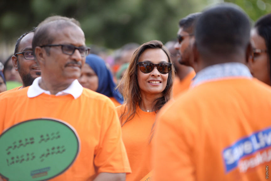 ޖޫން 14، 2019: މާލޭގައި ކުރިއަށް ގެންދިޔަ "ރޯޑް ސޭފްޓީ" ހިނގާލުމުގެ ތެރެއިން -- ސަން ފޮޓޯ/ ފަޔާޒު މޫސާ