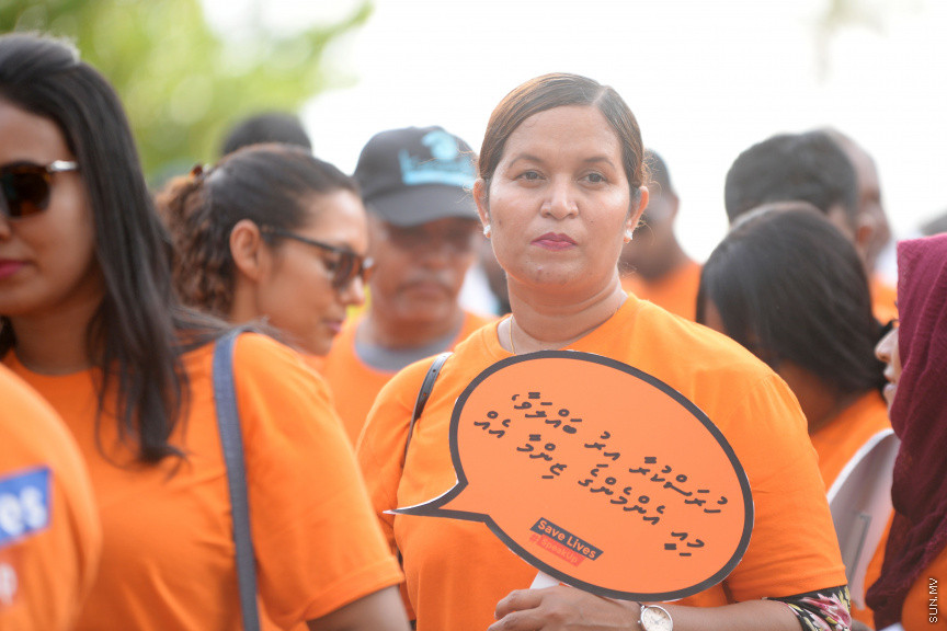 ޖޫން 14، 2019: މާލޭގައި ކުރިއަށް ގެންދިޔަ "ރޯޑް ސޭފްޓީ" ހިނގާލުމުގެ ތެރެއިން -- ސަން ފޮޓޯ/ ފަޔާޒު މޫސާ