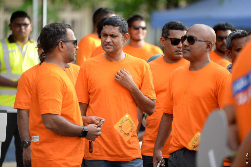 ޖޫން 14، 2019: މާލޭގައި ކުރިއަށް ގެންދިޔަ "ރޯޑް ސޭފްޓީ" ހިނގާލުމުގެ ތެރެއިން -- ސަން ފޮޓޯ/ ފަޔާޒު މޫސާ