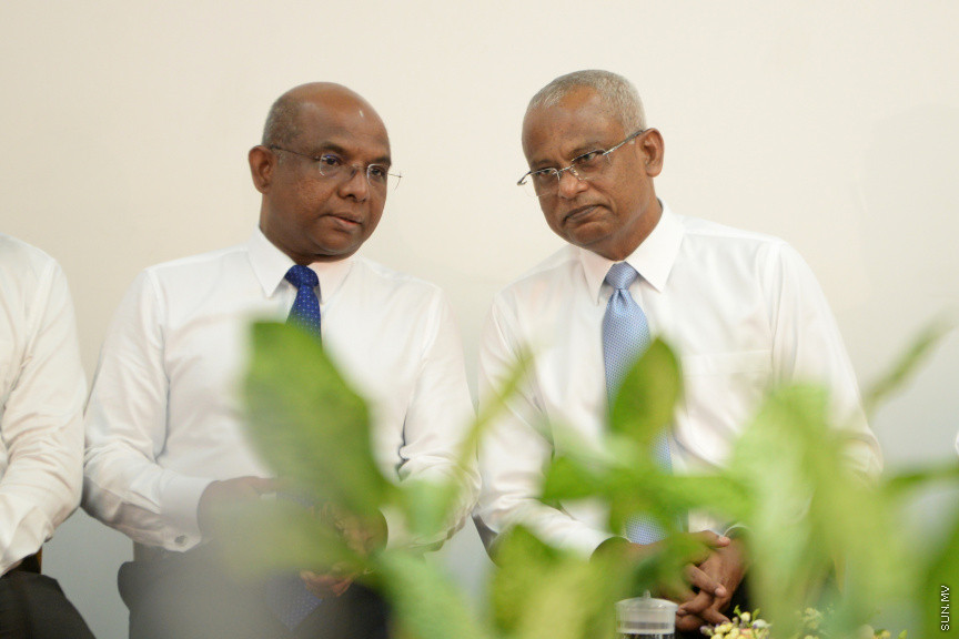 ދިވެހި ސަފީރުންގެ އަހަރީ ބައްދަލުވުން ފެށުމުގެ ރަސްމިއްޔާތުގެ ތެރެއިން -- ސަން ފޮޓޯ/ އަހުމަދު އަވްޝަން އިލްޔާސް