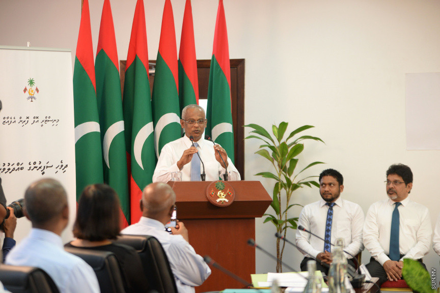 ދިވެހި ސަފީރުންގެ އަހަރީ ބައްދަލުވުން ފެށުމުގެ ރަސްމިއްޔާތުގެ ތެރެއިން -- ސަން ފޮޓޯ/ އަހުމަދު އަވްޝަން އިލްޔާސް