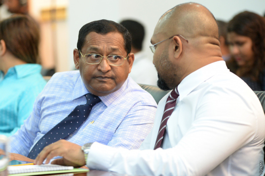 ދިވެހި ސަފީރުންގެ އަހަރީ ބައްދަލުވުން ފެށުމުގެ ރަސްމިއްޔާތުގެ ތެރެއިން -- ސަން ފޮޓޯ/ އަހުމަދު އަވްޝަން އިލްޔާސް