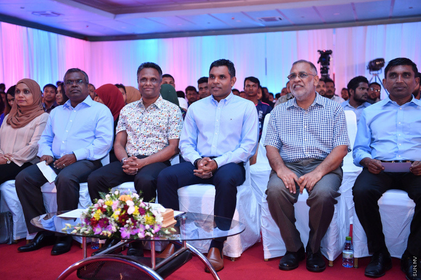 އެމް.ޑަބްލިއު.އެސް.ސީ ގެ 24 ވަނަ އަހަރީދުވަސް ފާހަގަކުރުމައް ރޭ ދަރުބާރުގޭގައި ބޭއްވި  ޖަލްސާގެ ތެރެއިން -- ފޮޓޯ/ ރައީސް އޮފީސް