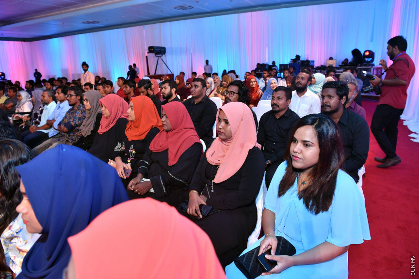 އެމް.ޑަބްލިއު.އެސް.ސީ ގެ 24 ވަނަ އަހަރީދުވަސް ފާހަގަކުރުމައް ރޭ ދަރުބާރުގޭގައި ބޭއްވި  ޖަލްސާގެ ތެރެއިން -- ފޮޓޯ/ ރައީސް އޮފީސް
