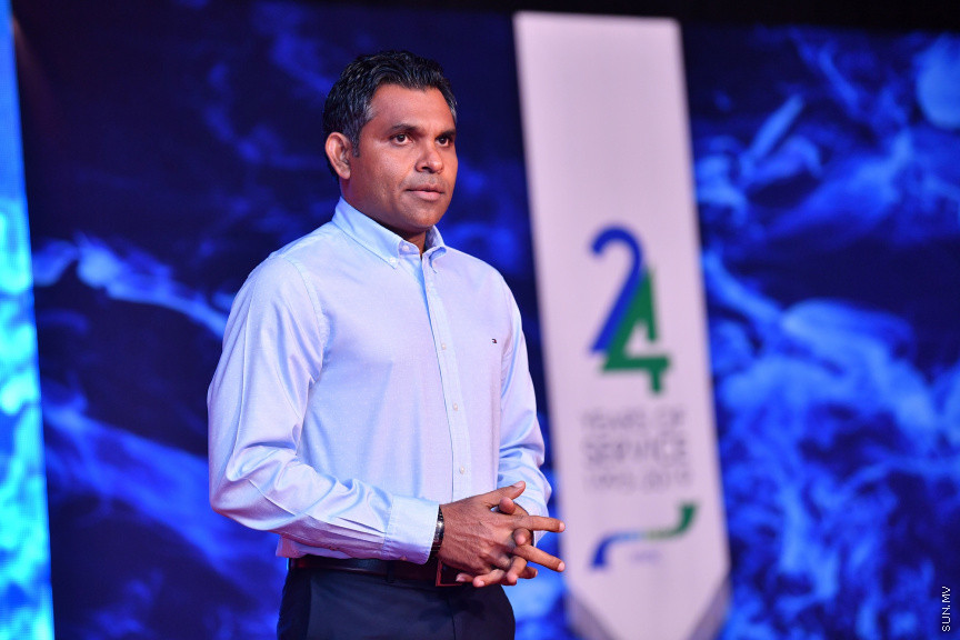 އެމް.ޑަބްލިއު.އެސް.ސީ ގެ 24 ވަނަ އަހަރީދުވަސް ފާހަގަކުރުމައް ރޭ ދަރުބާރުގޭގައި ބޭއްވި  ޖަލްސާގެ ތެރެއިން -- ފޮޓޯ/ ރައީސް އޮފީސް