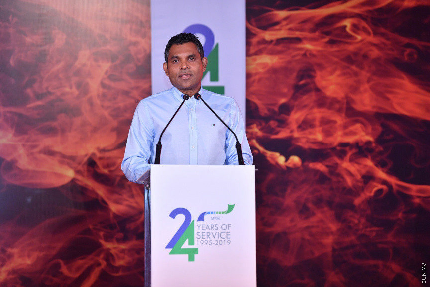 އެމް.ޑަބްލިއު.އެސް.ސީ ގެ 24 ވަނަ އަހަރީދުވަސް ފާހަގަކުރުމައް ރޭ ދަރުބާރުގޭގައި ބޭއްވި  ޖަލްސާގެ ތެރެއިން -- ފޮޓޯ/ ރައީސް އޮފީސް