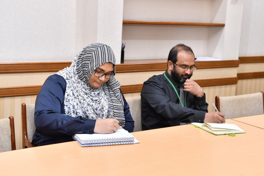 ރައީސުލްޖުމްހޫރިއްޔާގެ ނައިބު ބ. ކަމަދޫ ކައުންސިލާ ބައްދަލުކުރެއްވުން -- ފޮޓޯ/ ރައީސް އޮފީސް