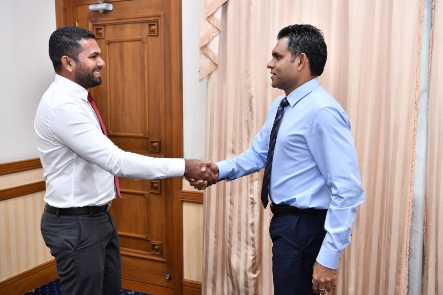 ރައީސުލްޖުމްހޫރިއްޔާގެ ނައިބު ބ. ކަމަދޫ ކައުންސިލާ ބައްދަލުކުރެއްވުން -- ފޮޓޯ/ ރައީސް އޮފީސް
