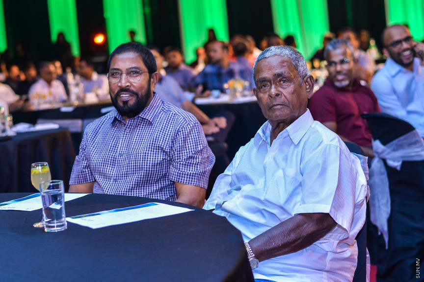 ޖުލައި 29، 2019: ފަތުރުވެރިކަމުގެ ފަސް ވަނަ މާސްޓާޕްލޭން އިފްތިތާހުކުރުމަށް ދަރުބާރުގޭގައި ބޭއްވި ރަސްމިއްޔާތުގެ ތެރެއިން -- ސަން ފޮޓޯ/ ފަޔާޒު މޫސާ