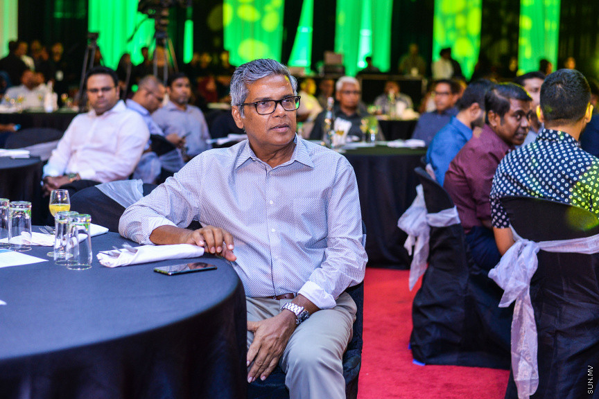 ޖުލައި 29، 2019: ފަތުރުވެރިކަމުގެ ފަސް ވަނަ މާސްޓާޕްލޭން އިފްތިތާހުކުރުމަށް ދަރުބާރުގޭގައި ބޭއްވި ރަސްމިއްޔާތުގެ ތެރެއިން -- ސަން ފޮޓޯ/ ފަޔާޒު މޫސާ