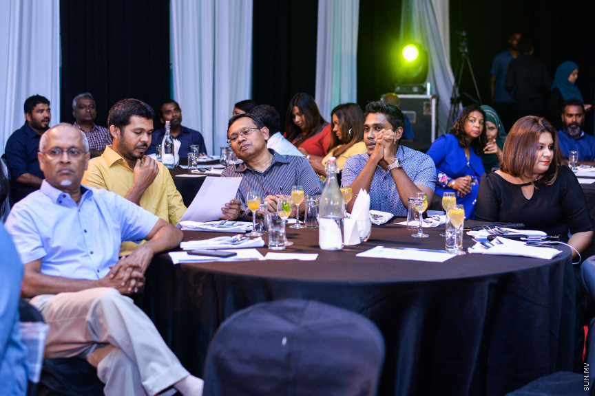 ޖުލައި 29، 2019: ފަތުރުވެރިކަމުގެ ފަސް ވަނަ މާސްޓާޕްލޭން އިފްތިތާހުކުރުމަށް ދަރުބާރުގޭގައި ބޭއްވި ރަސްމިއްޔާތުގެ ތެރެއިން -- ސަން ފޮޓޯ/ ފަޔާޒު މޫސާ