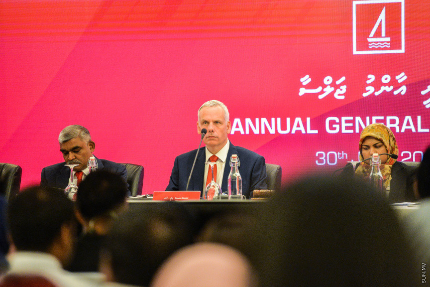 ޖުލައި 30، 2019: ޖެން ހޮޓެލްގައި ބޭއްވި ބީއެމްއެލްގެ އަހަރީ އާންމު ޖަލްސާގެ ތެރެއިން -- ސަން ފޮޓޯ/ ފަޔާޒު މޫސާ