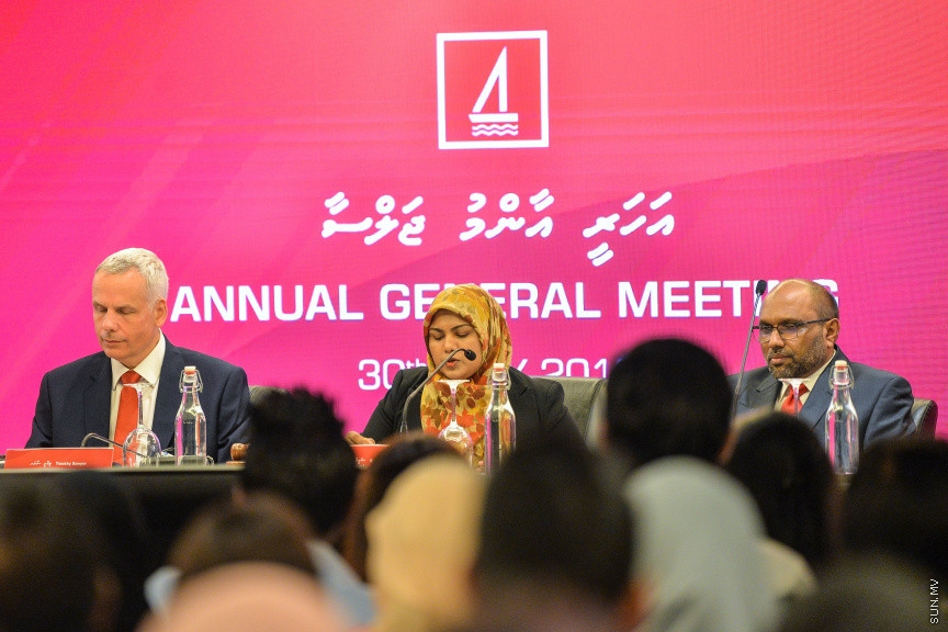 ޖުލައި 30، 2019: ޖެން ހޮޓެލްގައި ބޭއްވި ބީއެމްއެލްގެ އަހަރީ އާންމު ޖަލްސާގެ ތެރެއިން -- ސަން ފޮޓޯ/ ފަޔާޒު މޫސާ