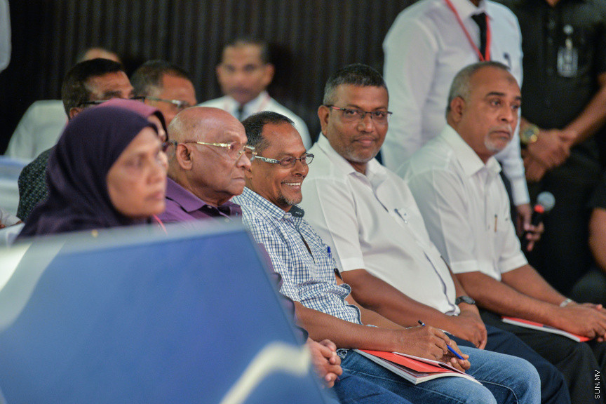 ޖުލައި 30، 2019: ޖެން ހޮޓެލްގައި ބޭއްވި ބީއެމްއެލްގެ އަހަރީ އާންމު ޖަލްސާގެ ތެރެއިން -- ސަން ފޮޓޯ/ ފަޔާޒު މޫސާ