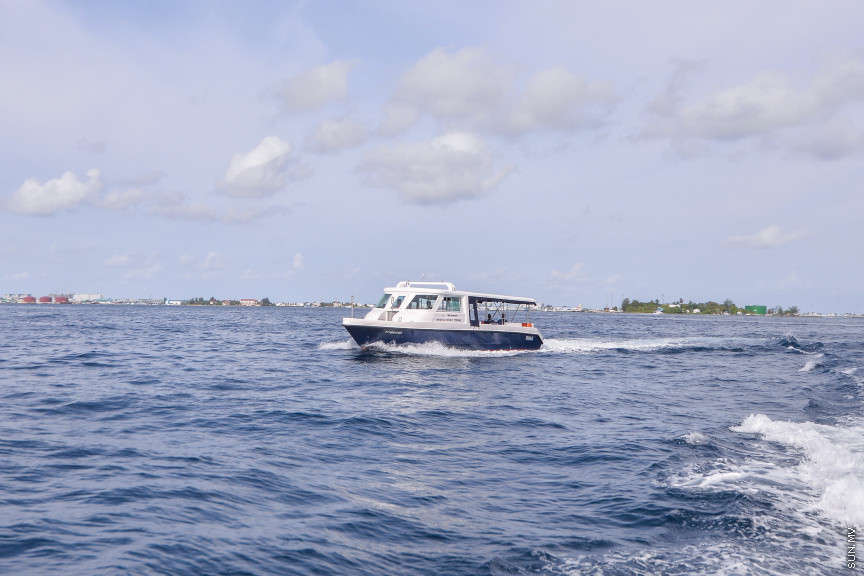 ސެޕްޓެމްބަރ 16، 2019: އަލްޝާލީ މެރިން އިން ކޯސްޓް ކްރާފްޓް 38 ޕްލަސްގެ ލޯންޗު ރާއްޖެއަށް ތައާރަފުކުރުން -- ސަން ފޮޓޯ/ ފަޔާޒު މޫސާ