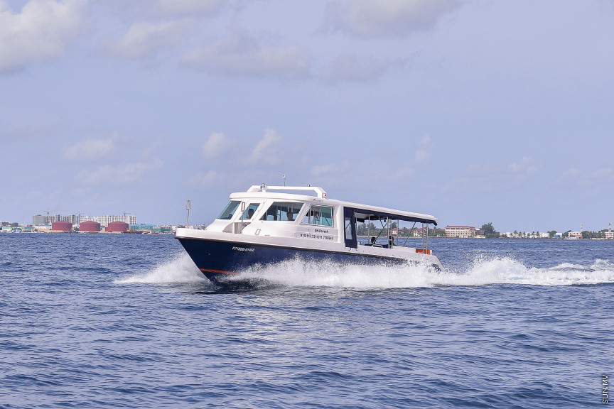 ސެޕްޓެމްބަރ 16، 2019: އަލްޝާލީ މެރިން އިން ކޯސްޓް ކްރާފްޓް 38 ޕްލަސްގެ ލޯންޗު ރާއްޖެއަށް ތައާރަފުކުރުން -- ސަން ފޮޓޯ/ ފަޔާޒު މޫސާ