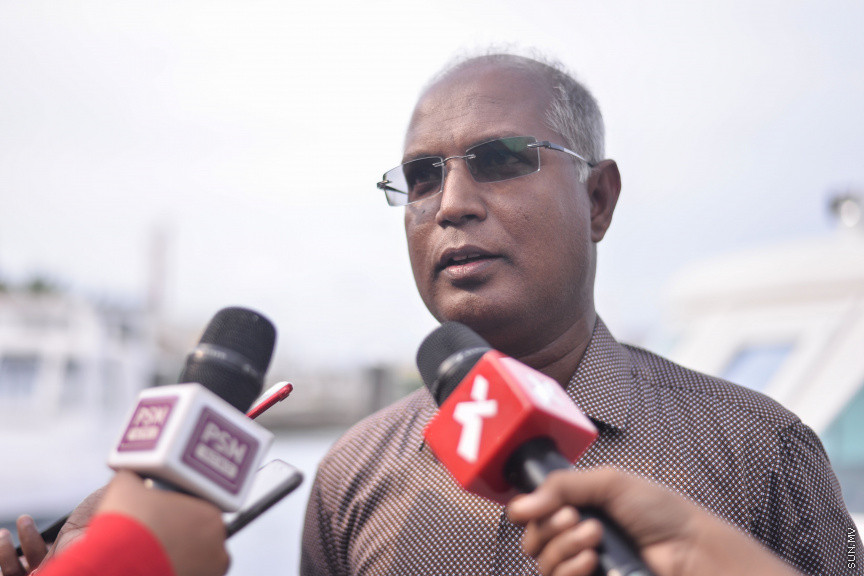 ސެޕްޓެމްބަރ 16، 2019: އަލްޝާލީ މެރިން އިން ކޯސްޓް ކްރާފްޓް 38 ޕްލަސްގެ ލޯންޗު ރާއްޖެއަށް ތައާރަފުކުރުން -- ސަން ފޮޓޯ/ ފަޔާޒު މޫސާ