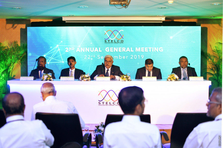 މިޔަދު ކުރިޔަތް ގެންދިޔަ ސްޓެލްކޯގެ ދެވަނަ އަހަރީ އާންމު ޖަލްސާ ގެ ތެރެއިން -- ސަން ފޮޓޯ/ އަހުމަދު އަވްޝަން އިލްޔާސް 