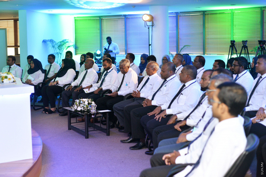 މިޔަދު ކުރިޔަތް ގެންދިޔަ ސްޓެލްކޯގެ ދެވަނަ އަހަރީ އާންމު ޖަލްސާ ގެ ތެރެއިން -- ސަން ފޮޓޯ/ އަހުމަދު އަވްޝަން އިލްޔާސް 