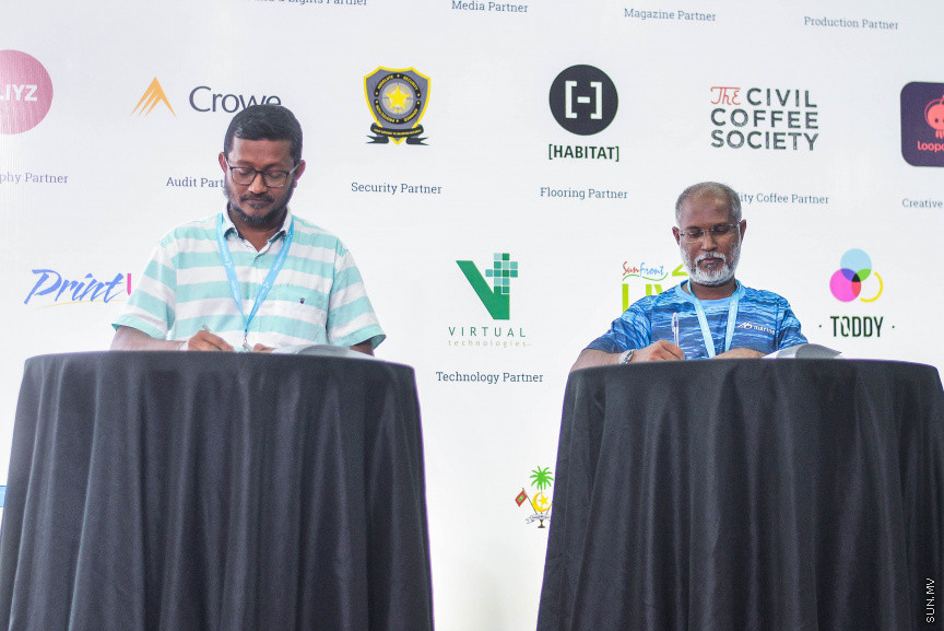 އޮކްޓޫބަރ 25، 2019: ރާއްޖޭގައި ކަނޑުގެ އުޅަނދުތަކަށް ހާއްސަ އެންމެ ބޮޑު އެގްޒިބިޝަން  "މޯލްޑިވްސް މެރިން އެކްސްޕޯ 2019"ގެ ތެރެއިން -- ސަން ފޮޓޯ/ ފަޔާޒު މޫސާ