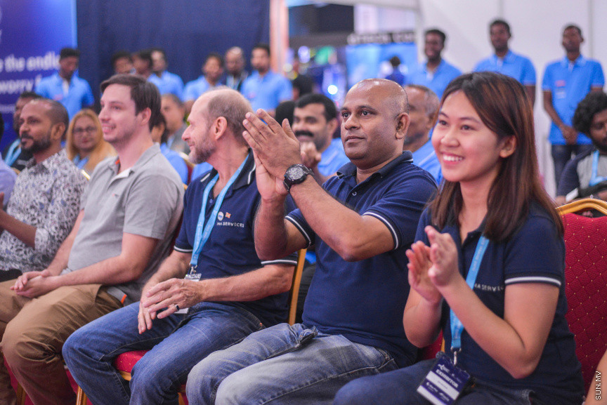 އޮކްޓޫބަރ 25، 2019: ރާއްޖޭގައި ކަނޑުގެ އުޅަނދުތަކަށް ހާއްސަ އެންމެ ބޮޑު އެގްޒިބިޝަން  "މޯލްޑިވްސް މެރިން އެކްސްޕޯ 2019"ގެ ތެރެއިން -- ސަން ފޮޓޯ/ ފަޔާޒު މޫސާ