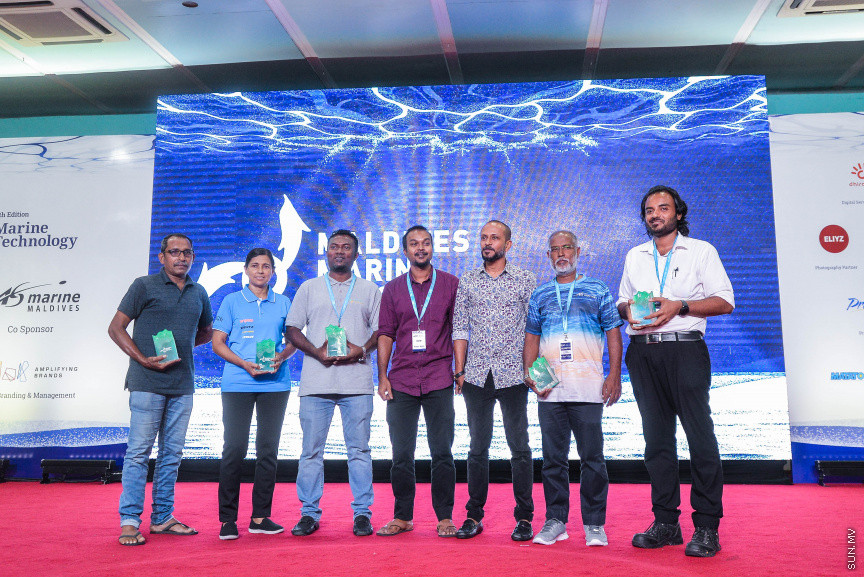 އޮކްޓޫބަރ 25، 2019: ރާއްޖޭގައި ކަނޑުގެ އުޅަނދުތަކަށް ހާއްސަ އެންމެ ބޮޑު އެގްޒިބިޝަން  "މޯލްޑިވްސް މެރިން އެކްސްޕޯ 2019"ގެ ތެރެއިން -- ސަން ފޮޓޯ/ ފަޔާޒު މޫސާ