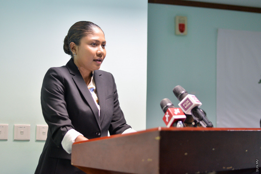 ނޮވެމްބަރ 7، 2019: ހައިކޯޓުގެ އަލަށް އައްޔަން ކުރެއްވި ދެ ފަނޑިޔާރުން ހުވާ ކުރުމަށް ޖޭއެސްސީގައި ބޭއްވި ރަސްމިއްޔާތުގެ ތެރެއިން -- ސަން ފޮޓޯ/ ފަޔާޒު މޫސާ
