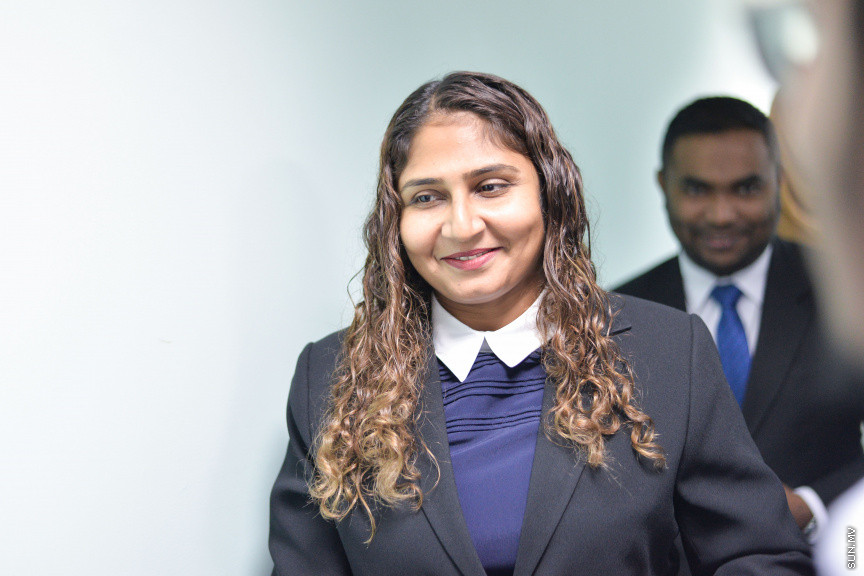ނޮވެމްބަރ 7، 2019: ހައިކޯޓުގެ އަލަށް އައްޔަން ކުރެއްވި ދެ ފަނޑިޔާރުން ހުވާ ކުރުމަށް ޖޭއެސްސީގައި ބޭއްވި ރަސްމިއްޔާތުގެ ތެރެއިން -- ސަން ފޮޓޯ/ ފަޔާޒު މޫސާ