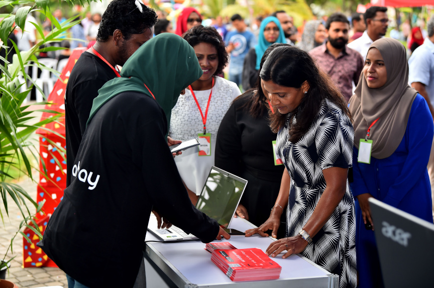 ނޮވެމްބަރ 8، 2019: ވިމެން އިން ޓެކް އިން އިންތިޒާމުކޮށްގެން ބާއްވާ "ސްޓެމް ފެސްޓް 2019"ގެ ތެރެއިން -- ފޮޓޯ/ ރައީސް އޮފީސް