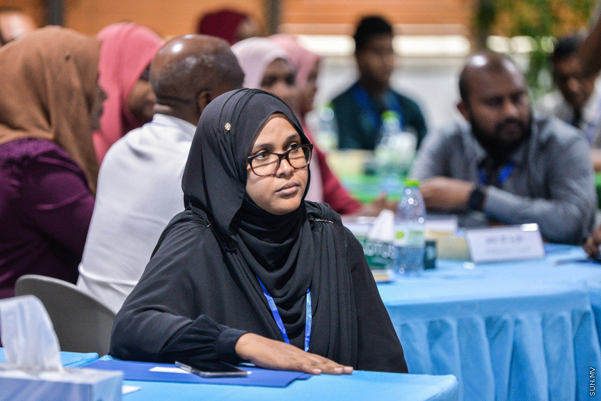 ޑިސެމްބަރ 4، 2019: ކޯޓު އޮފިޝަރުންނަށް ބޭއްވި ތަމްރީން ޕްރޮގްރާމް ނިމުން ފާހަގަކުރުމަށް ބޭއްވި ހަފްލާގެ ތެރެއިން -- ސަން ފޮޓޯ/ ފަޔާޒު މޫސާ