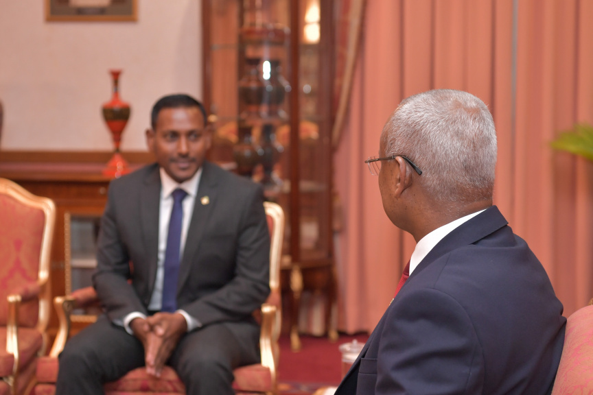ޕްރޮސެކިއުޓަރ ޖެނެރަލްގެ މަގާމަށް ހ. ހިޔާކަން ހުސައިން ޝަމީމް އައްޔަނުކުރެއްވުން -- ފޮޓޯ/ ރައީސް އޮފީސް