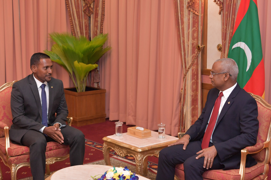 ޕްރޮސެކިއުޓަރ ޖެނެރަލްގެ މަގާމަށް ހ. ހިޔާކަން ހުސައިން ޝަމީމް އައްޔަނުކުރެއްވުން -- ފޮޓޯ/ ރައީސް އޮފީސް