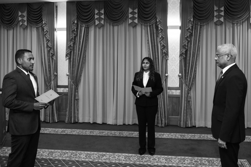 ޕްރޮސެކިއުޓަރ ޖެނެރަލްގެ މަގާމަށް ހ. ހިޔާކަން ހުސައިން ޝަމީމް އައްޔަނުކުރެއްވުން -- ފޮޓޯ/ ރައީސް އޮފީސް