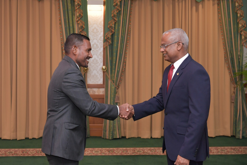 ޕްރޮސެކިއުޓަރ ޖެނެރަލްގެ މަގާމަށް ހ. ހިޔާކަން ހުސައިން ޝަމީމް އައްޔަނުކުރެއްވުން -- ފޮޓޯ/ ރައީސް އޮފީސް