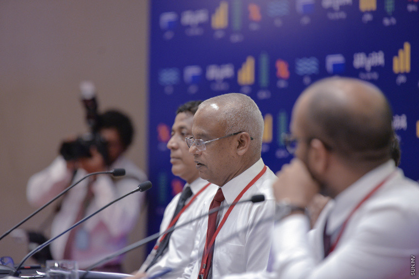 ޑިސެމްބަރު 15، 2019: ކުރޮސްރޯޑުގައި ބޭއްވި "ވިއަވަތި ރާއްޖެ" ކައުންސިލަރުންގެ ކޮންފަރެންސްގެ ތެރެއިން: މި ކޮންފަރެންސްގައި 200 އަށް ވުރެ ގިނަ ކައުންސިލަރުން ބައިވެރިވެފައިވޭ-- ސަން ފޮޓޯ/ މުޒައްޔިން ނާޒިމް