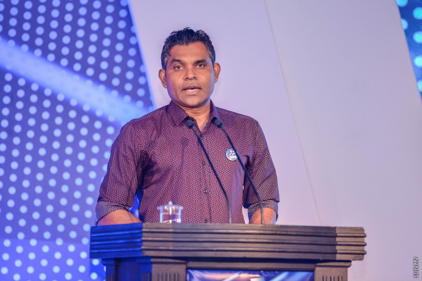 ޖެނުއަރީ 8، 2020: "ރަން އަހަރު 2019" ގެ ނަމުގައި ޔޫތު މިނިސްޓްރީ އިން ދަރުބާރުގޭގައި ބޭއްވި ޖަލްސާގެ ތެރެއިން -- ސަން ފޮޓޯ/ ފަޔާޒު މޫސާ