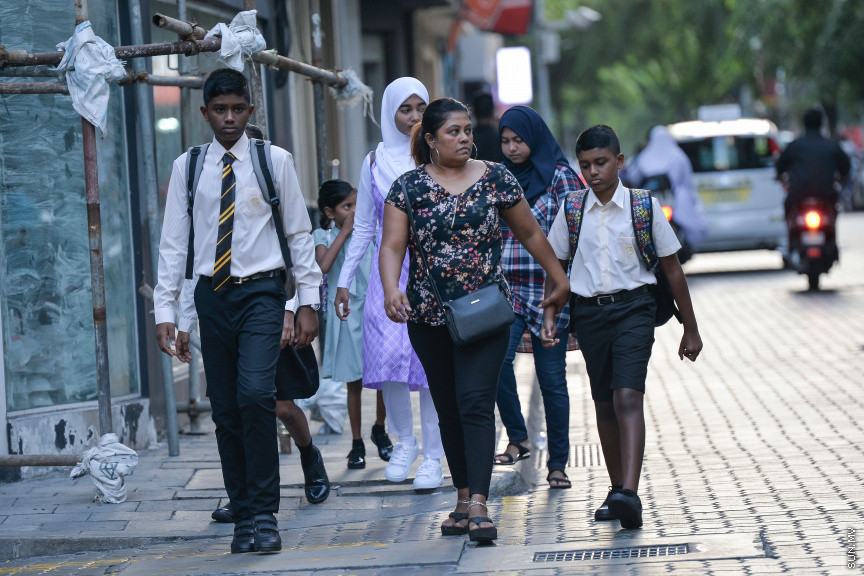ޖެނުއަރީ 12، 2020: ވިހިވިހީގެ ތައުލީމީ އާ އަހަރުގެ ކިޔެވުން 73،000އަށް ވުރެ ގިނަ ދަރިވަރުންނާއެކު ފެށުން -- ސަން ފޮޓޯ/ ފަޔާޒު މޫސާ